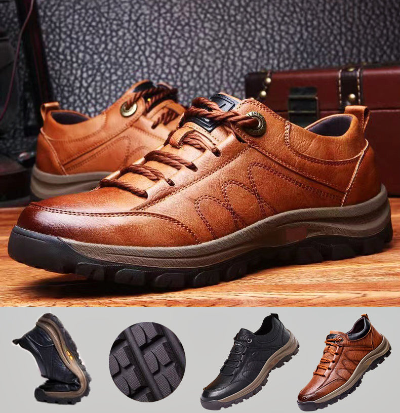 Conor hand-stiched leather casual men's shoes