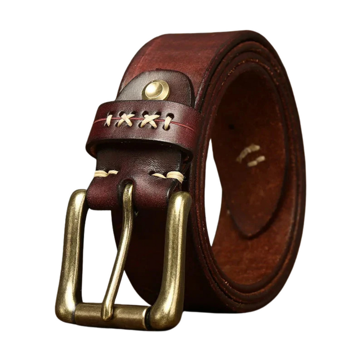 Oak Buffalo Leather Belt