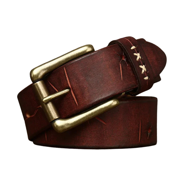 Oak Buffalo Leather Belt