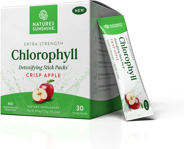 Nature's Sunshine Chlorophyll Stick Packs: Supercharge Your Detox and Boost Gut Health. Heavy lifts. Long runs. Sweaty sessions?