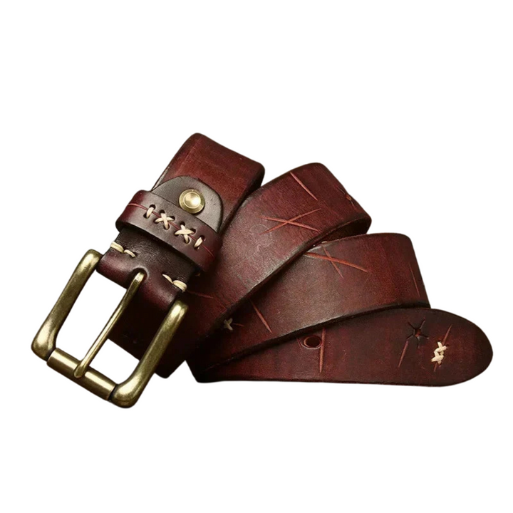 Oak Buffalo Leather Belt