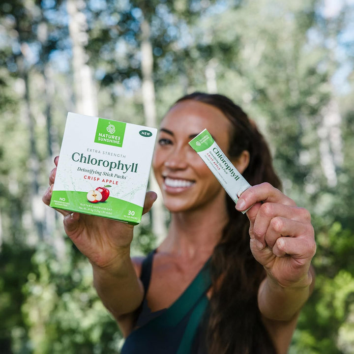 Nature's Sunshine Chlorophyll Stick Packs: Supercharge Your Detox and Boost Gut Health. Heavy lifts. Long runs. Sweaty sessions?