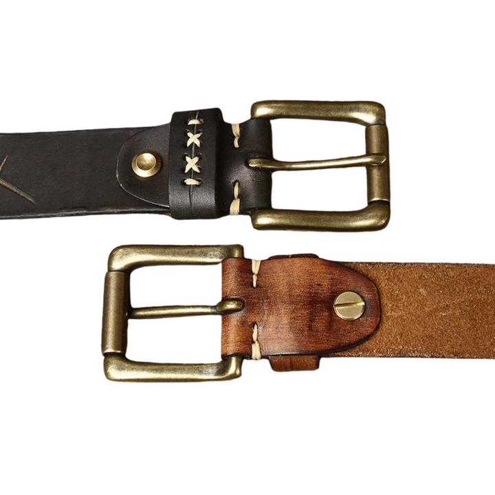 Oak Buffalo Leather Belt