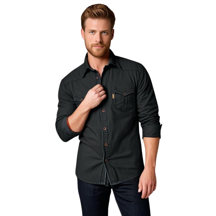 Cotton Denim Shirt