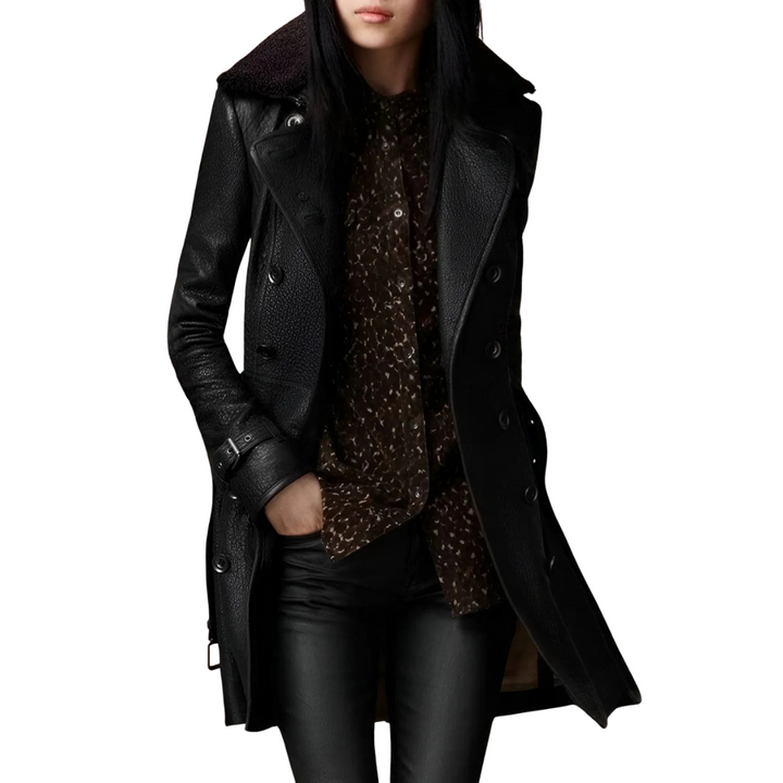 Leather Trench Coat