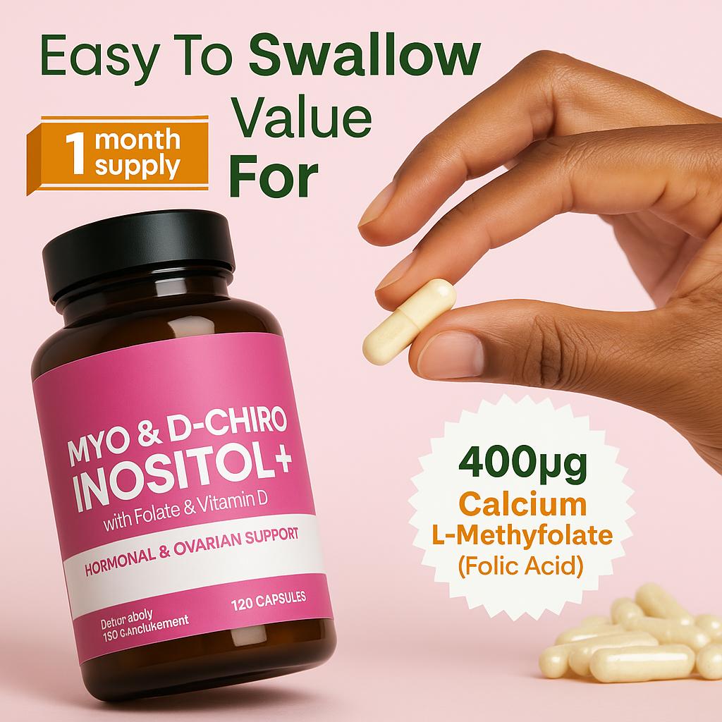 Myo and D-Chiro Inositol with Folate - Busy Mom & Wellness Seeker?
