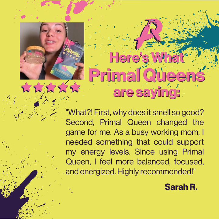 Primal Queen Beef Organ Superfood - Busy days and restless nights? You’re not alone!