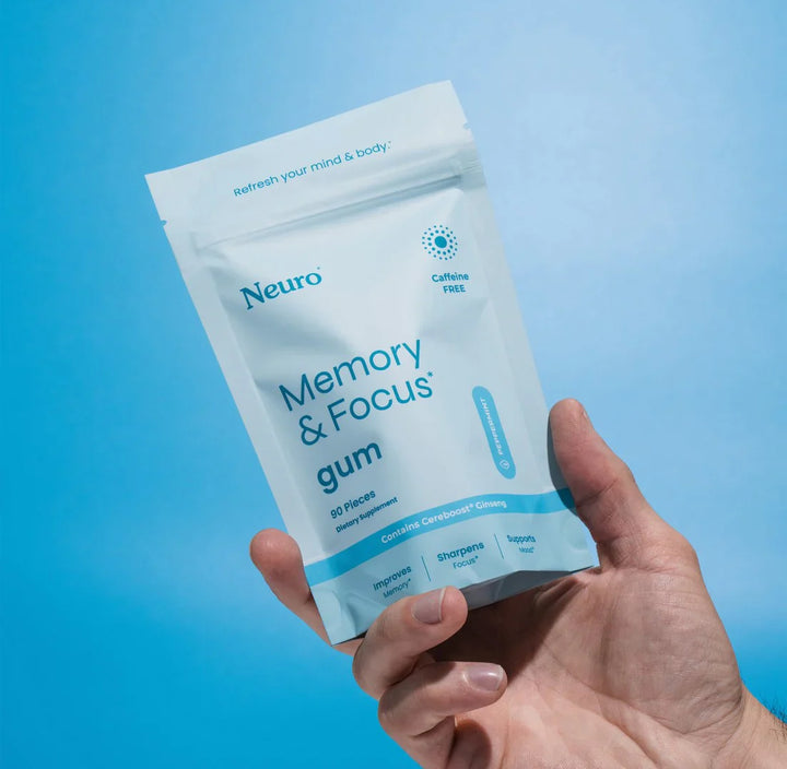 Memory & Focus Gum -Waking up foggy?