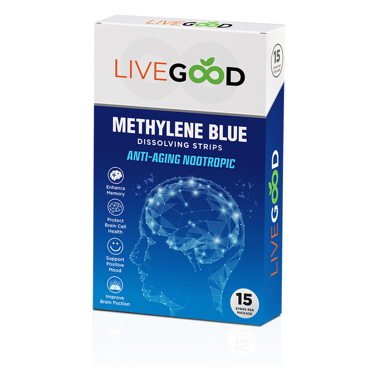 METHYLENE BLUE NOOTROPIC DISSOLVING STRIPS - Struggling with brain fog, forgetfulness, or that sluggish mental start in the morning?