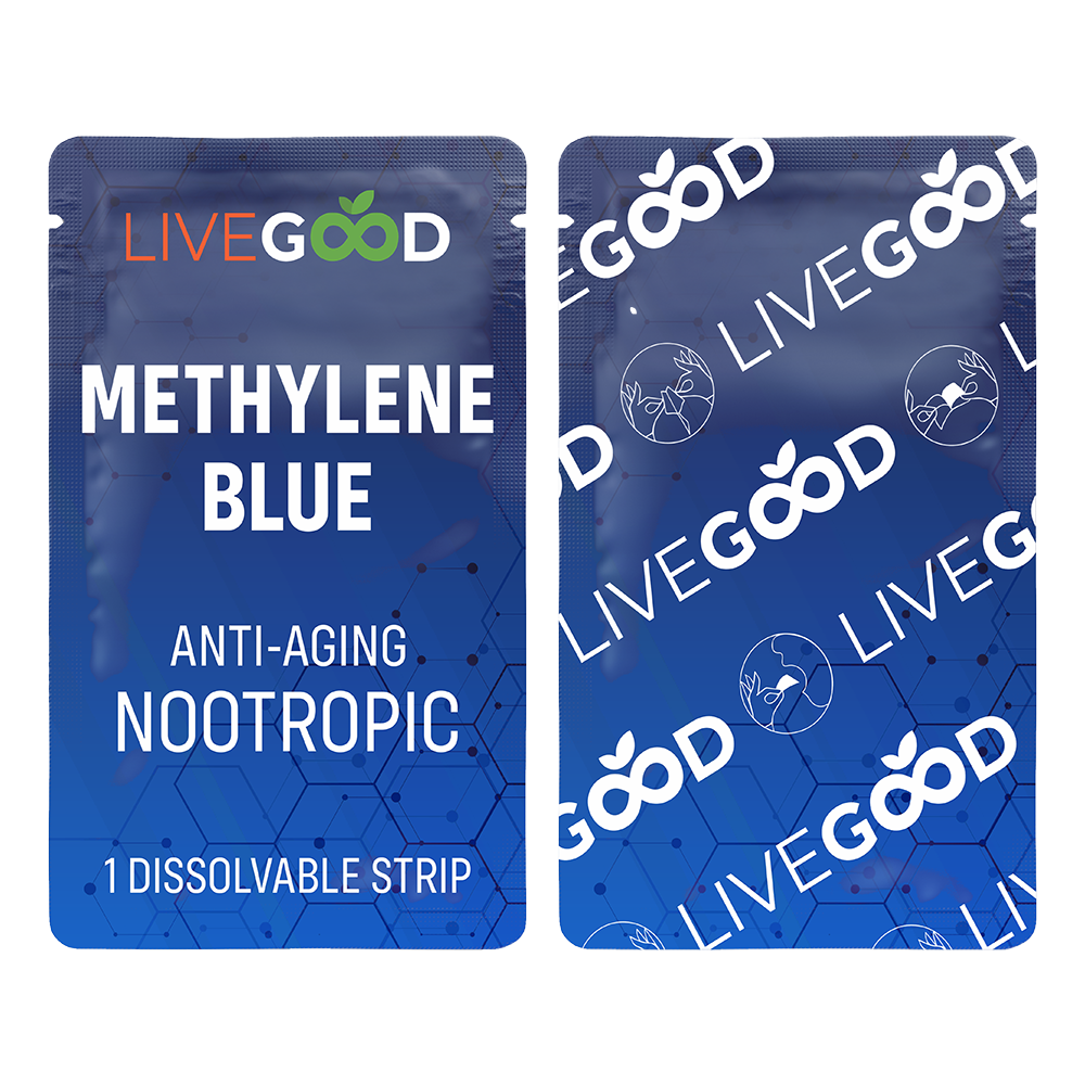 METHYLENE BLUE NOOTROPIC DISSOLVING STRIPS - Struggling with brain fog, forgetfulness, or that sluggish mental start in the morning?