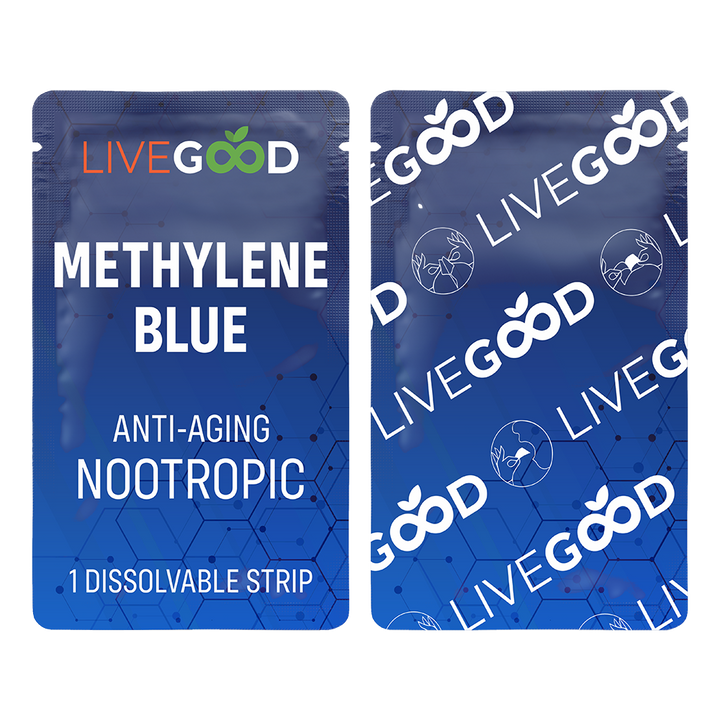 METHYLENE BLUE NOOTROPIC DISSOLVING STRIPS - Struggling with brain fog, forgetfulness, or that sluggish mental start in the morning?