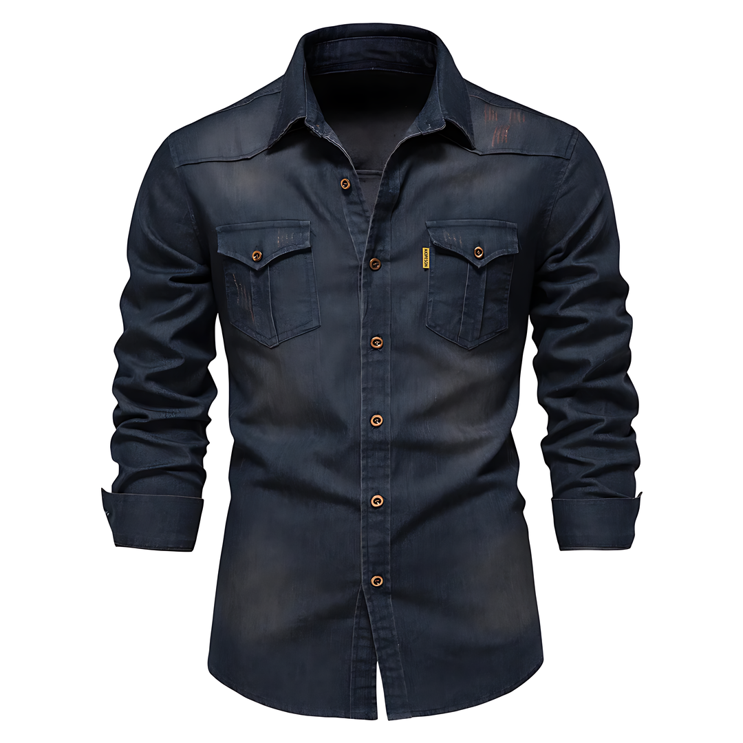 Cotton Denim Shirt