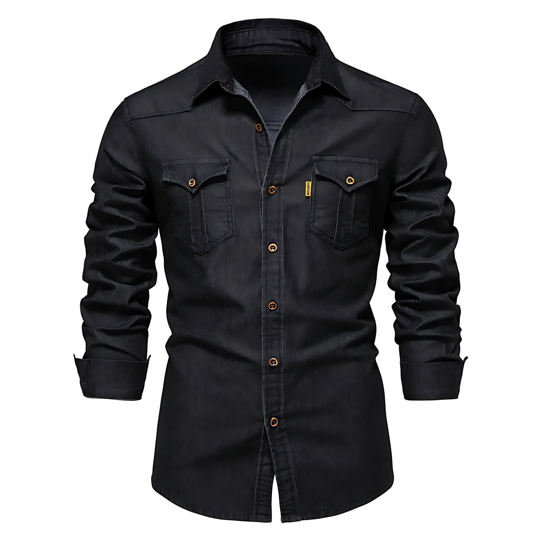 Cotton Denim Shirt